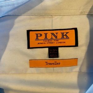 Thomas Pink pale blue shirt 16x34.5